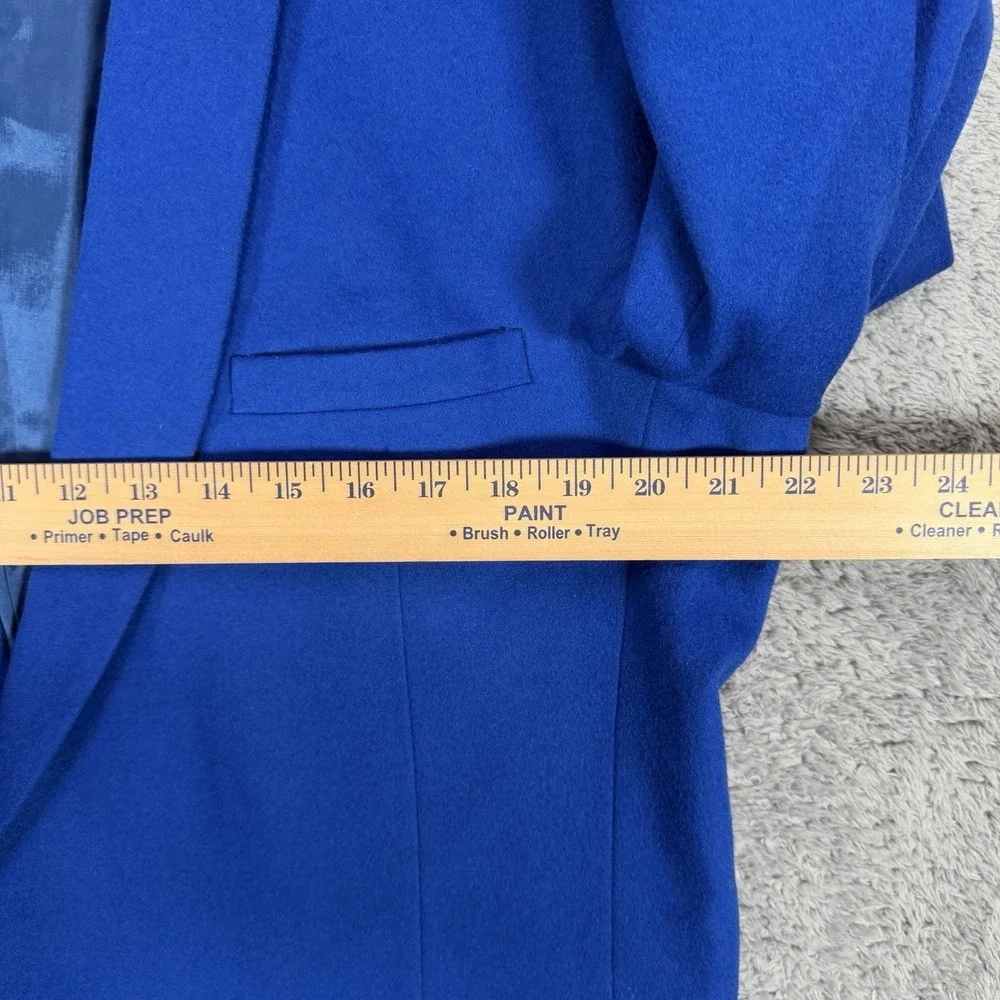 Versace V2 Blazer Mens 42L‎ Electric Blue Wool Cashmere Jacket Nieman Marcus